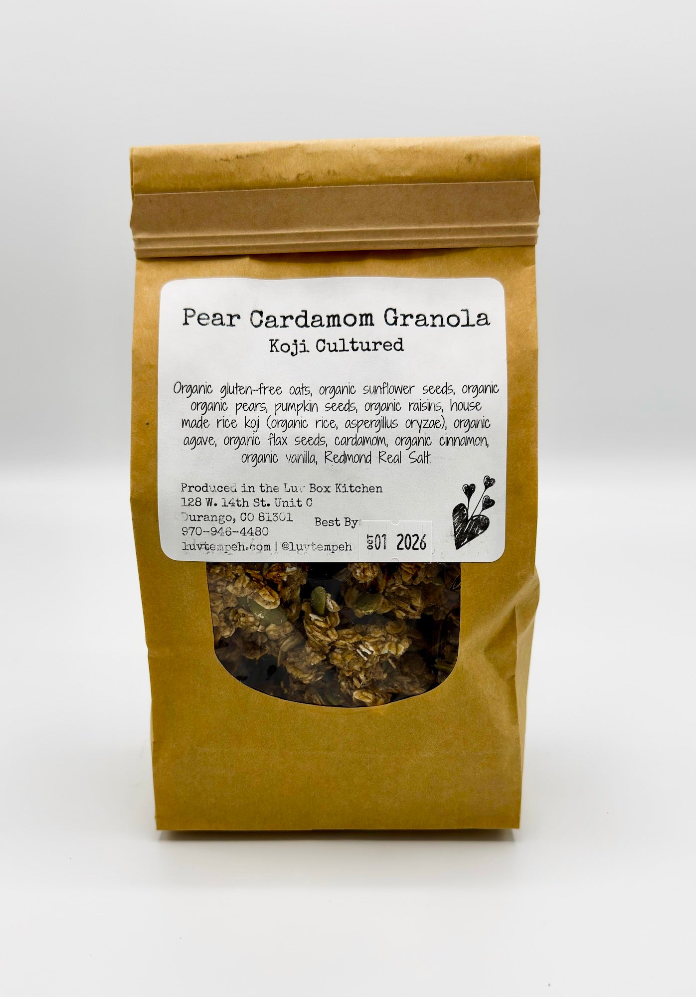 Pear Cardamom Granola